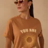 Free Size Random Women s Cotton T Shirt Short Sleeve Crew Neck T Shirt Eid T Shirt