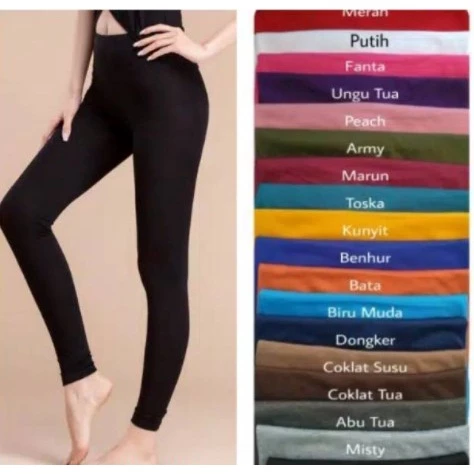 Free Size Random Plain Highwaist Leggings Price