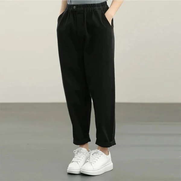 M 4XLKorean Style Women Pants Wide Leg Pants Women Baggy Pants Woman Long Pants High Waist Pants Trousers Women Loose Pants