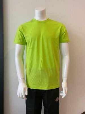 LeFonse®-Tubular-Round-Neck-RC01-11-Apple-Green Free Size Random 100 Cotton Unisex Tubular Round Neck T Shirt Green