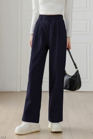 Free Size Women Slack Pants Straight Cut High Quality