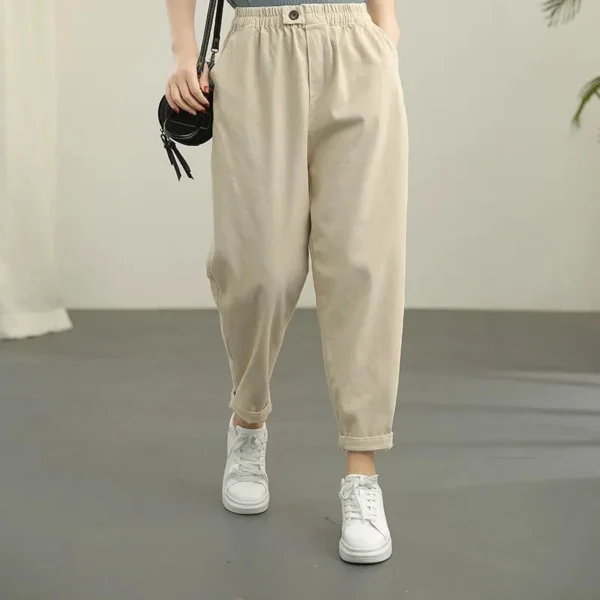 M 4XLKorean Style Women Pants Wide Leg Pants Women Baggy Pants Woman Long Pants High Waist Pants Trousers Women Loose Pants
