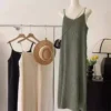 Free Size Random Women Summer Casual Singlet Sling Inner Dress Medium and Longest Dress