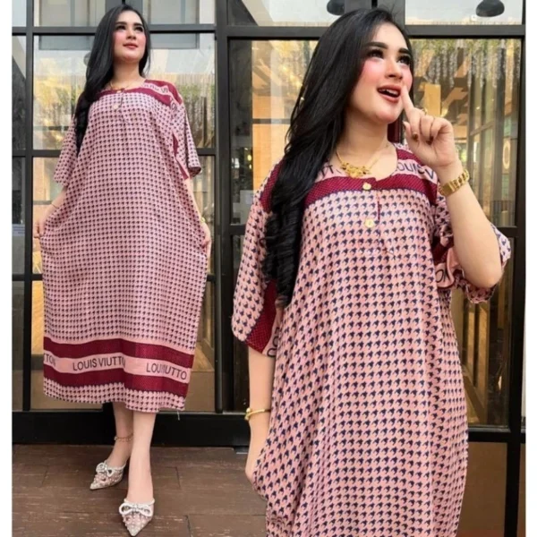 Free Size Random WOMEN S CLOTHING Daster Jumbo Night Dress