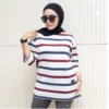 Women s Free Size Random T Shirt Premium Cotton Stripes