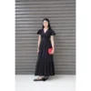 Free Size Random Idina Linen Maxi Ruffle Dress