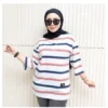Women s Free Size Random T Shirt Premium Cotton Stripes