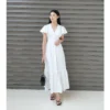 Free Size Random Idina Linen Maxi Ruffle Dress