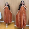 Free Size JUMBO DRESS LATEST MODERN DRESS MADE FROM PREMIUM RAYON MATERIAL DRESS WOMEN S BUSUI DRESS