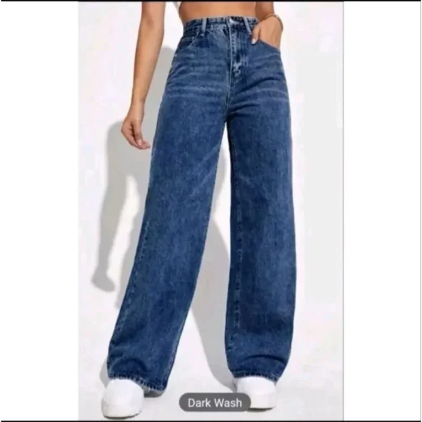 Free Size Random Long plazzo acid wash 5 pocket premium quality