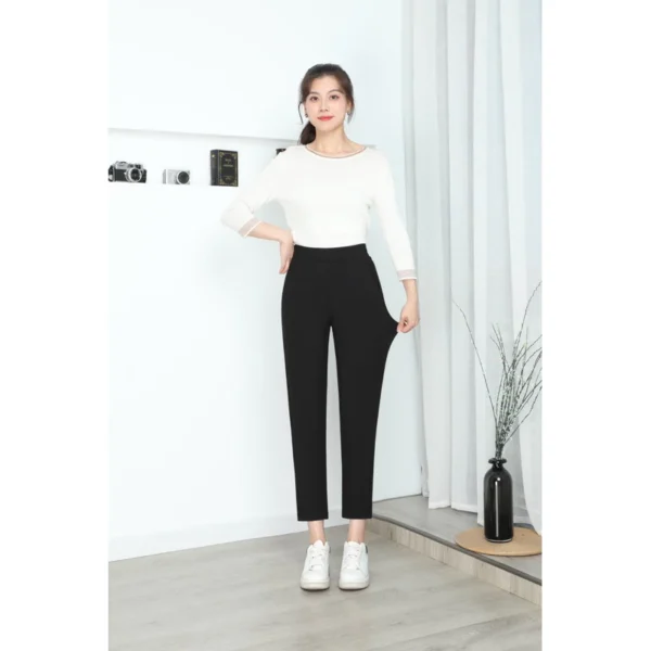 my-11134207-7rasf-m116z8dzlnnf69.webp Free Size Random High Waist Stretchable Straight Leg Pants With Pocket Casual