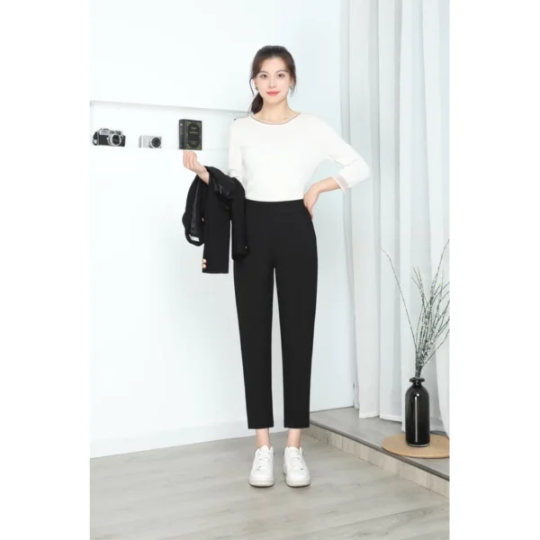 my-11134207-7rasj-m116z8e013wb33.webp Free Size Random High Waist Stretchable Straight Leg Pants With Pocket Casual