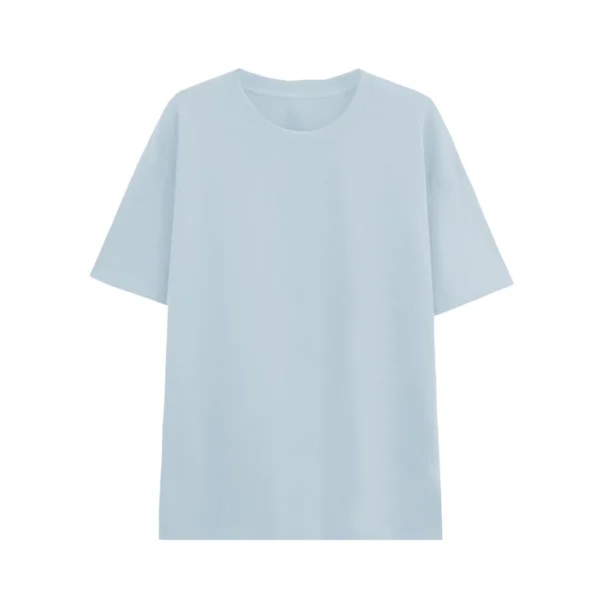Free Size Random Round Neck Plain T Shirt Unisex Adult Plain Crew Neck Tee