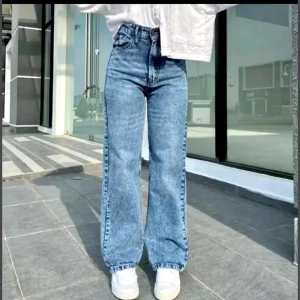 Free Size Random Long plazzo acid wash 5 pocket premium quality