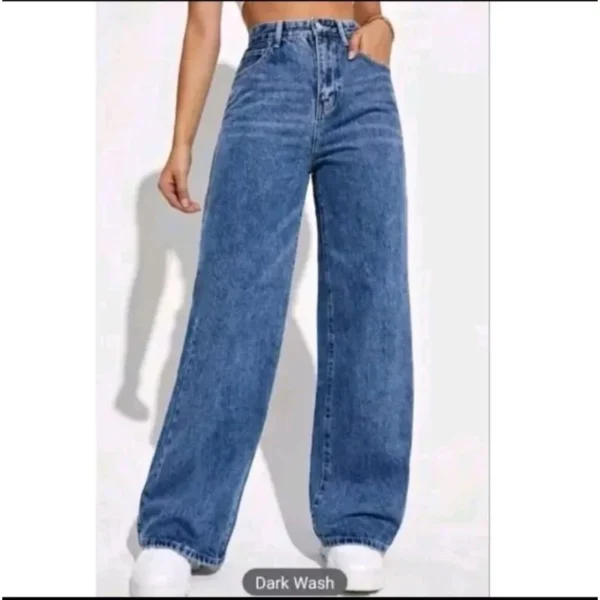 Free Size Random Long plazzo acid wash 5 pocket premium quality