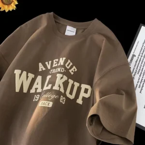 sg-11134201-7rd62-m7dfo41tyyghd6.webp Free Size Random 100 COTTON Korean version Loose Letter Print Couple T Shirt Oversize T shirts Trendy Tees