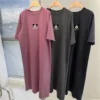 Free Size Random Short Sleeved Dress Women s Fashion Korean Style Loose Casual